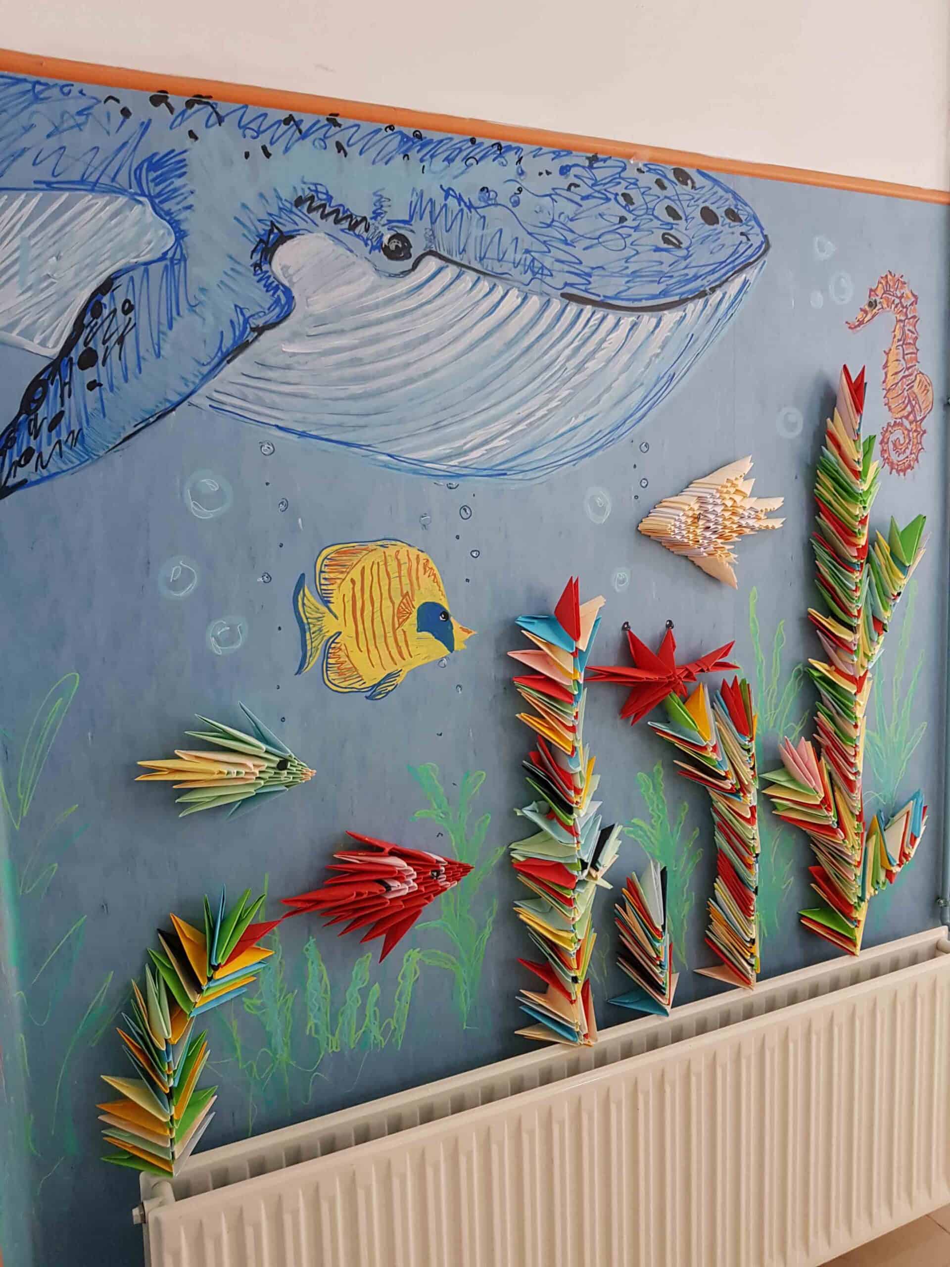 Paper Art at CEIPSO El Boalo