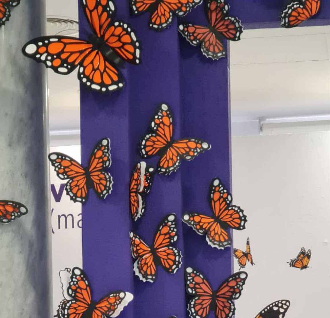 Mariposas de papel