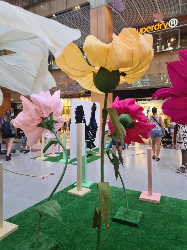 Flores gigantes papel Missmsmith