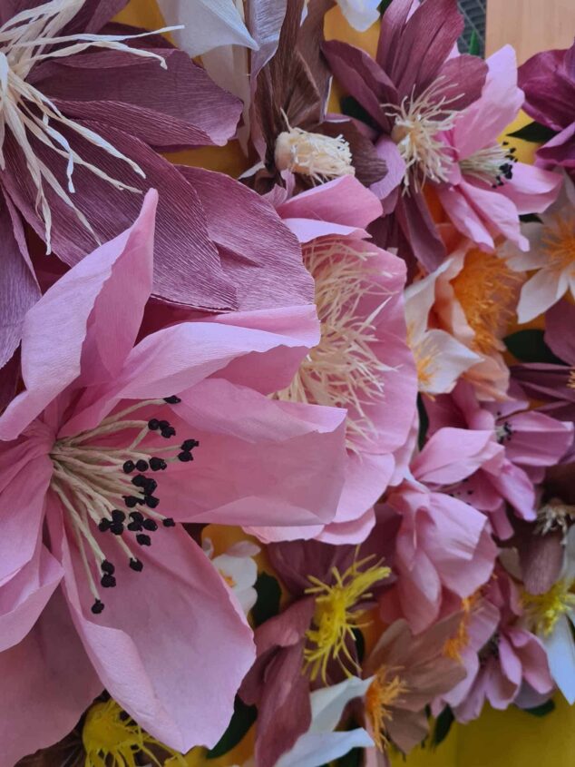Flores gigantes papel Missmsmith