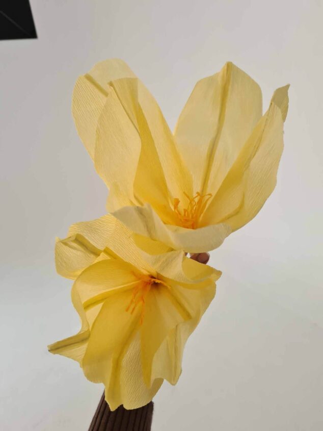 Flores gigantes papel crepe Missmsmith arte en papel Jo malone