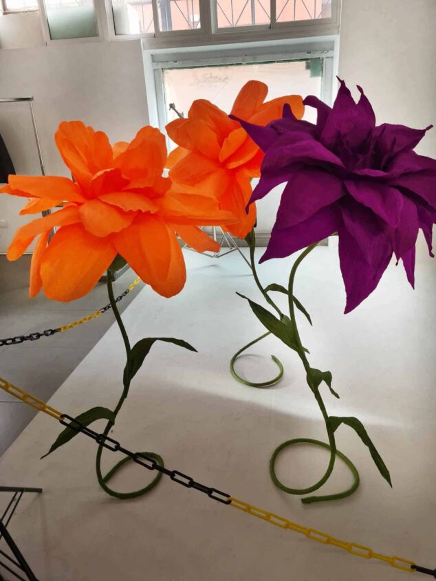 Flores gigantes papel Missmsmith