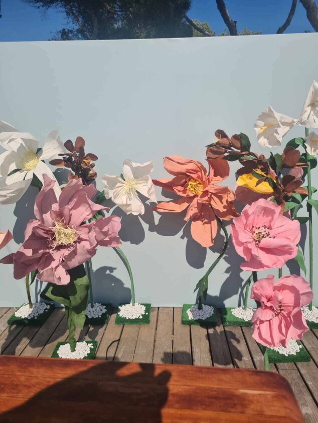 Flores gigantes papel Missmsmith