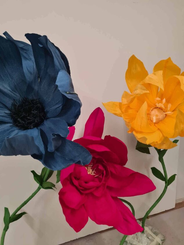 Flores gigantes papel Missmsmith