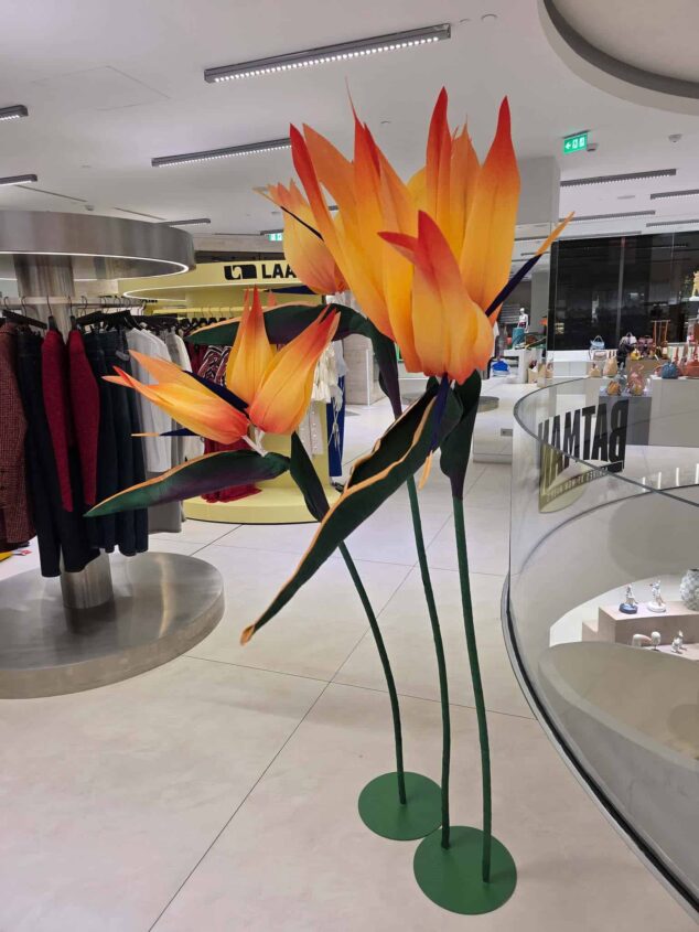 Missmsmith arte en papel ave del paraiso toty sofia vergara make up flores maxi gigantes crepe